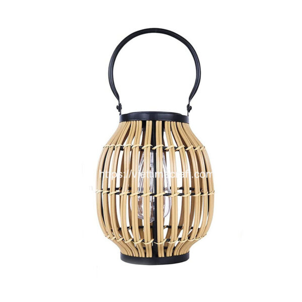 Rattan Solar Hanging Lantern Wholesale – M00011