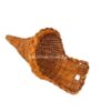 Viettimecraft_ Brown Rattan Wicker Cornucopia Horn Basket-vietnam handicraft export supplier